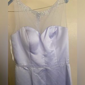 Purple formal dress
